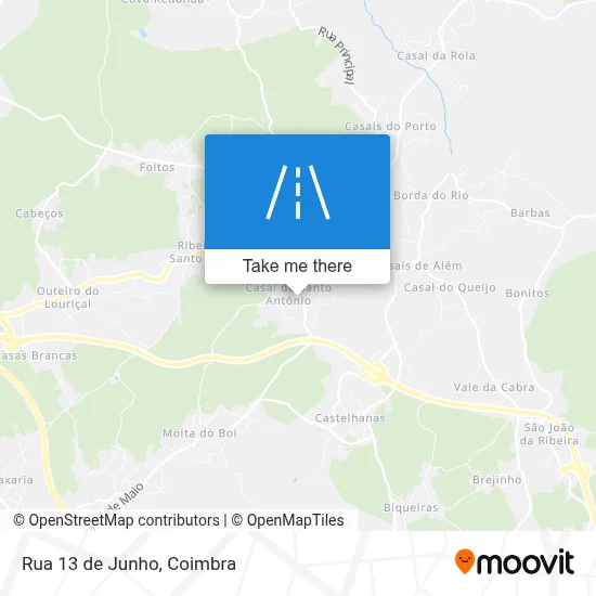 Rua 13 de Junho map