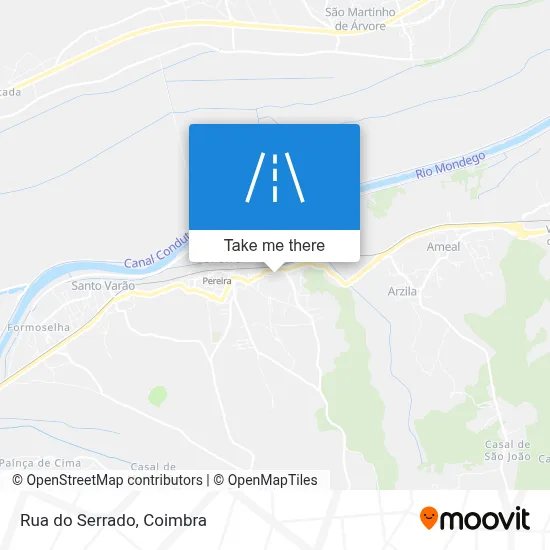 Rua do Serrado map