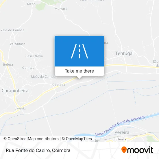 Rua Fonte do Caeiro map