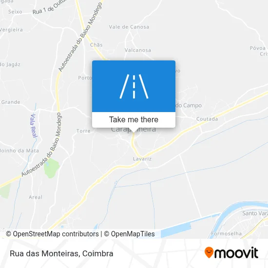 Rua das Monteiras map