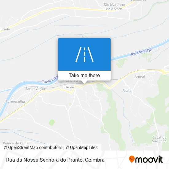 Rua da Nossa Senhora do Pranto map