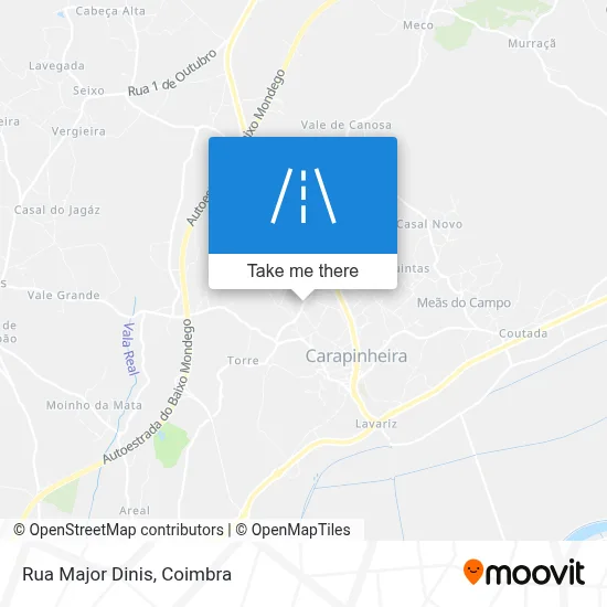Rua Major Dinis map