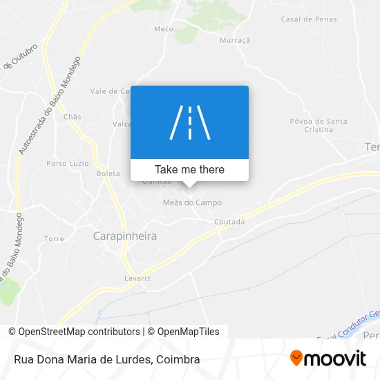Rua Dona Maria de Lurdes map