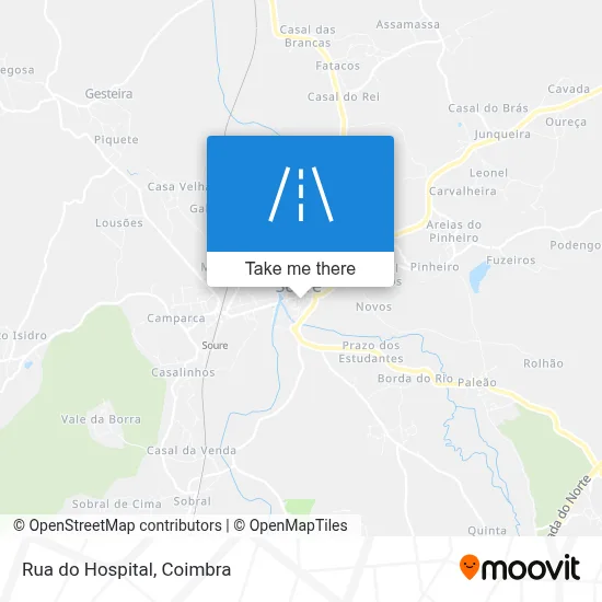 Rua do Hospital map
