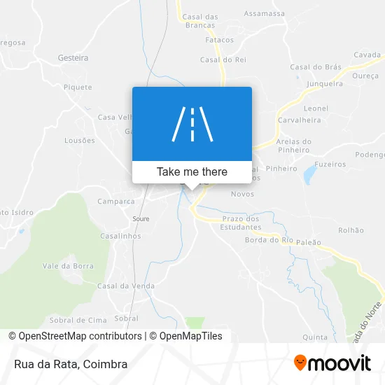 Rua da Rata map