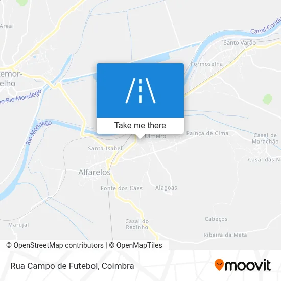 Rua Campo de Futebol map