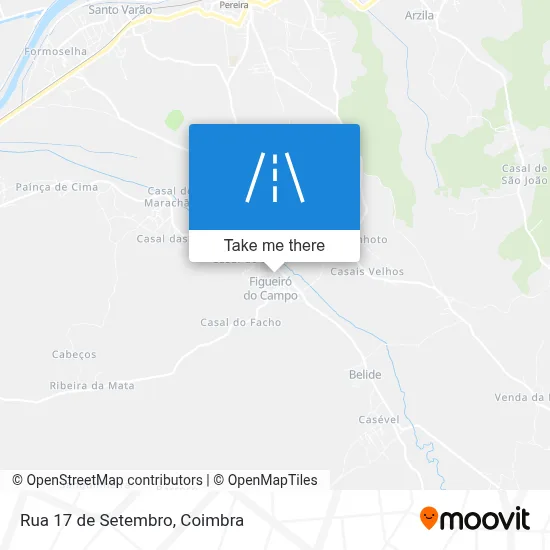 Rua 17 de Setembro map