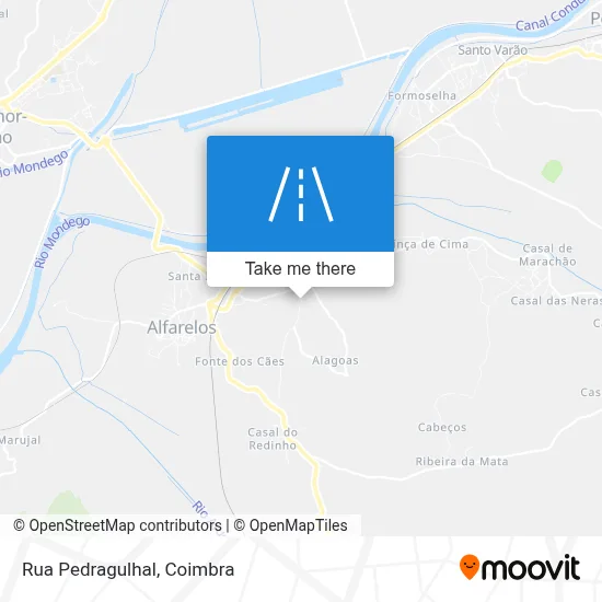 Rua Pedragulhal map