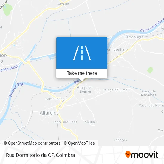 Rua Dormitório da CP map