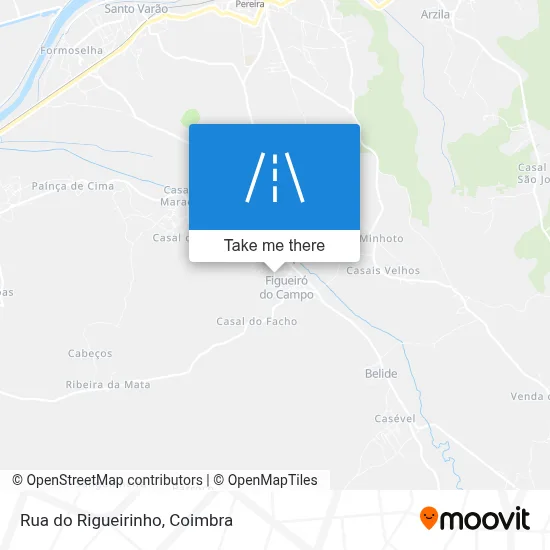 Rua do Rigueirinho map