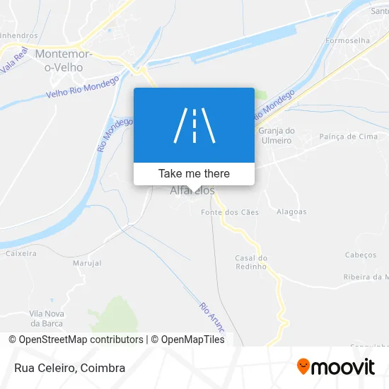 Rua Celeiro map
