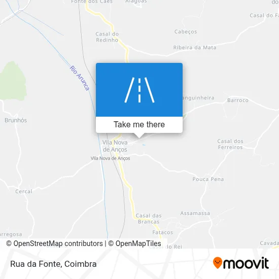 Rua da Fonte map