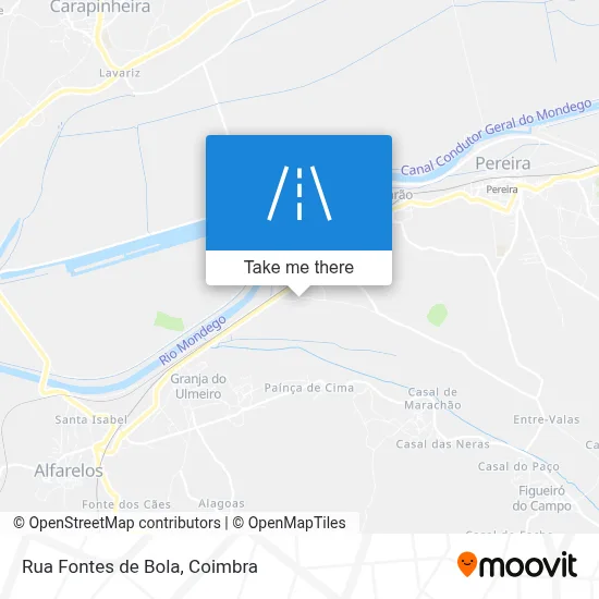 Rua Fontes de Bola map