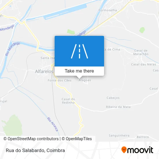 Rua do Salabardo map