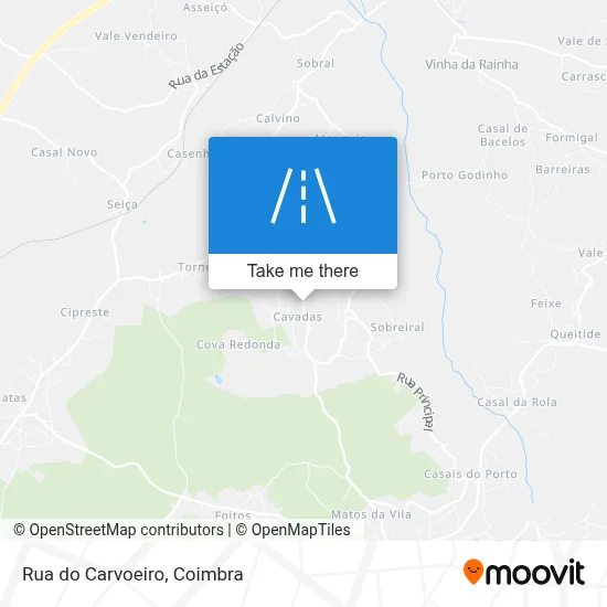 Rua do Carvoeiro map