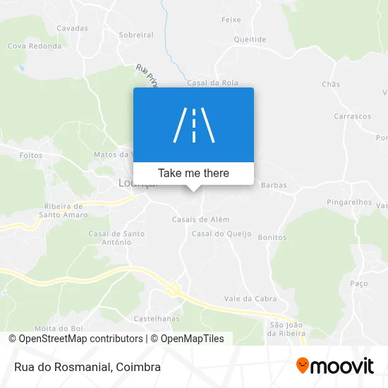 Rua do Rosmanial map