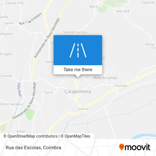 Rua das Escolas map