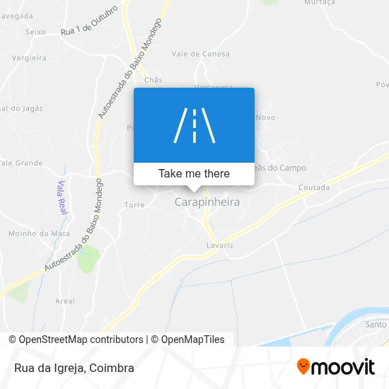 Rua da Igreja map