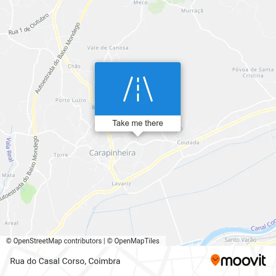 Rua do Casal Corso map