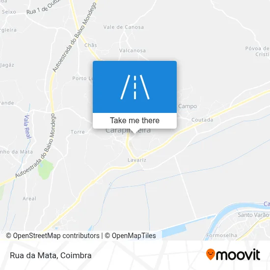 Rua da Mata map