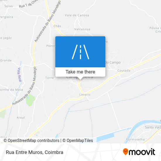 Rua Entre Muros map