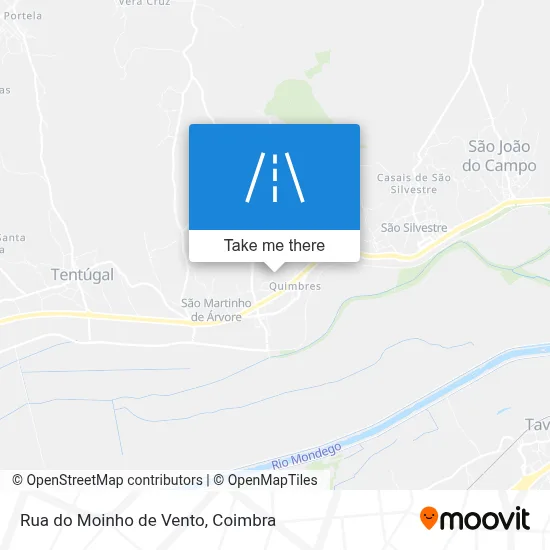 Rua do Moinho de Vento map