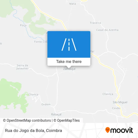 Rua do Jogo da Bola map