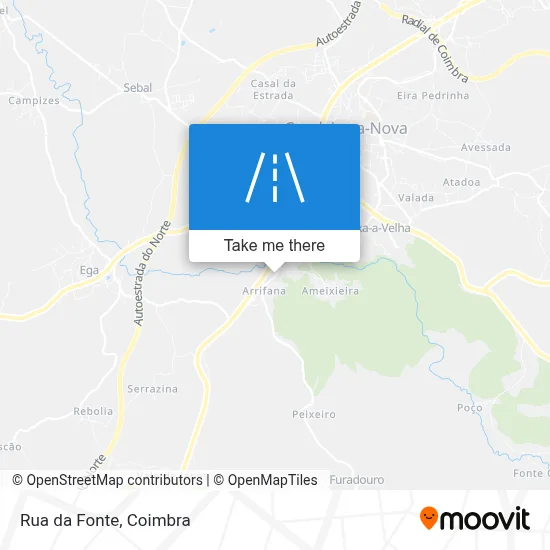 Rua da Fonte map