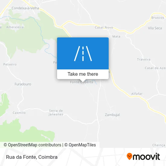 Rua da Fonte map