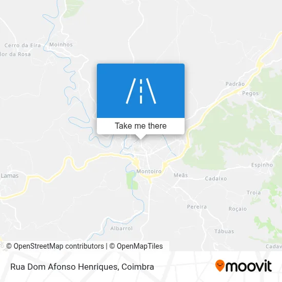 Rua Dom Afonso Henriques map