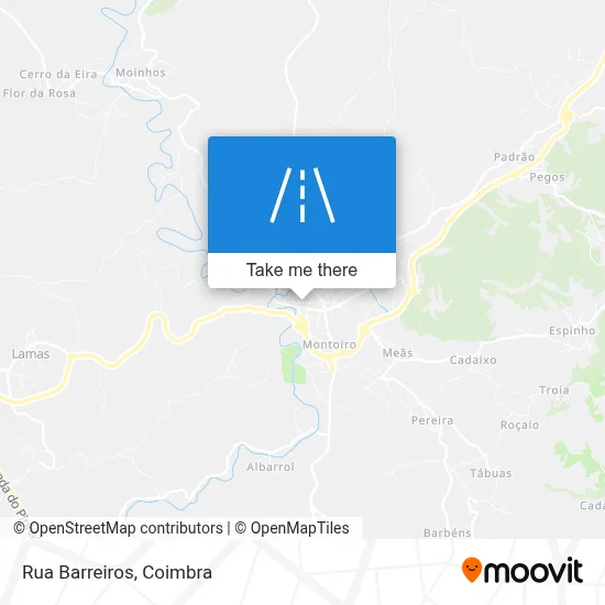 Rua Barreiros map