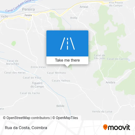 Rua da Costa map