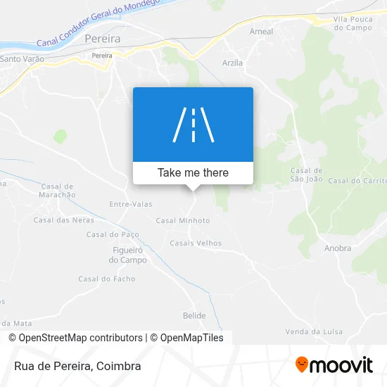 Rua de Pereira map