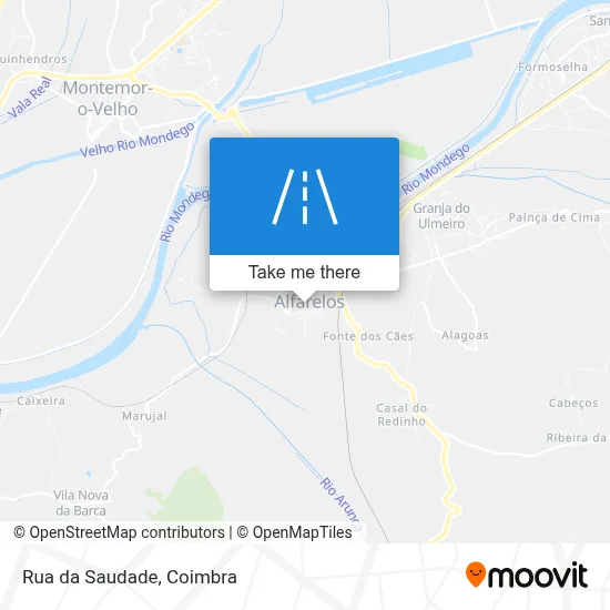 Rua da Saudade map