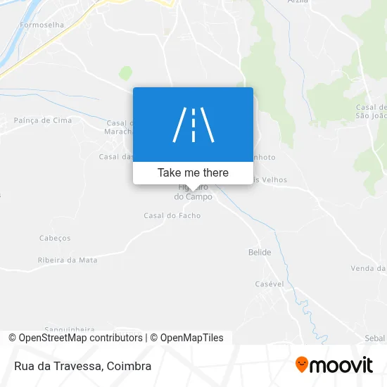 Rua da Travessa map