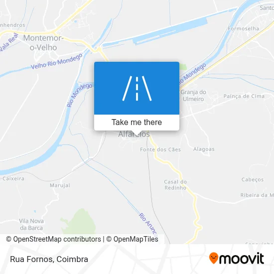 Rua Fornos map