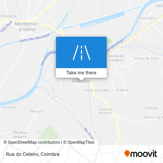 Rua do Celeiro map