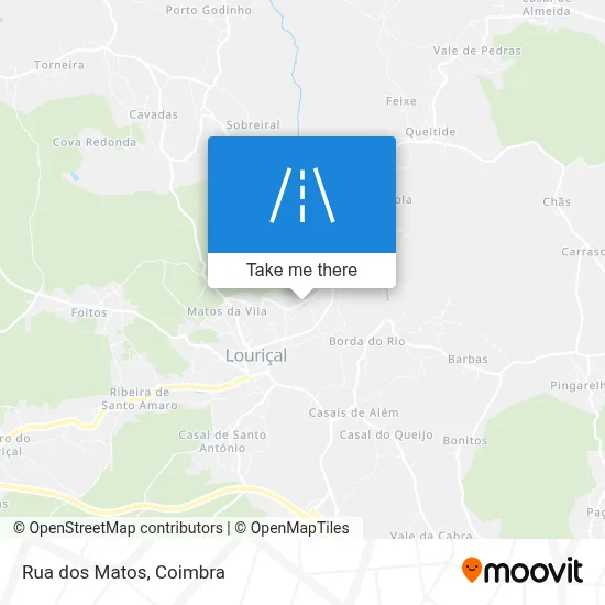 Rua dos Matos map