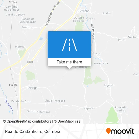 Rua do Castanheiro map