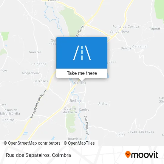 Rua dos Sapateiros map