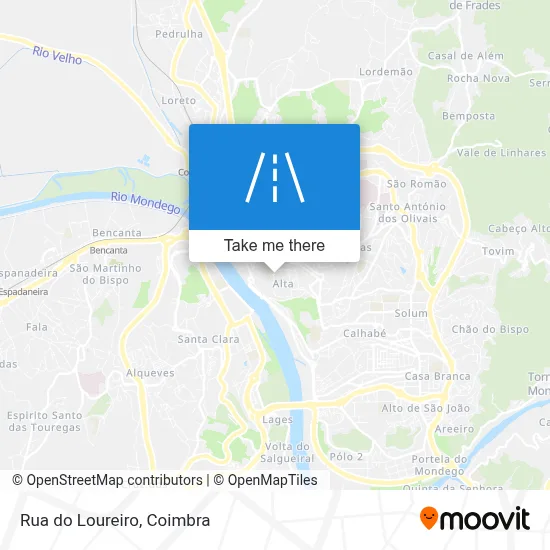 Rua do Loureiro map