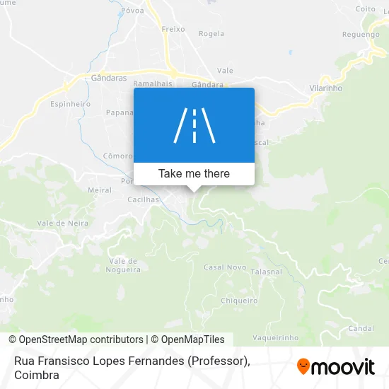 Rua Fransisco Lopes Fernandes (Professor) map