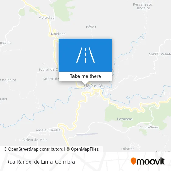 Rua Rangel de Lima map