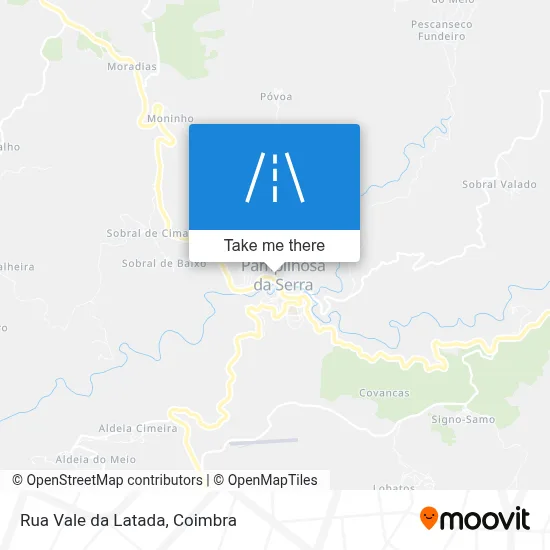 Rua Vale da Latada map