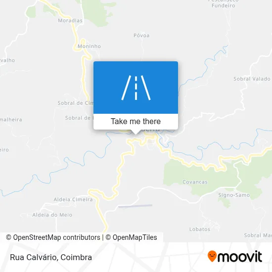 Rua Calvário map