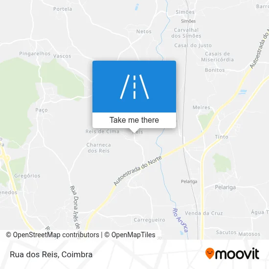 Rua dos Reis map
