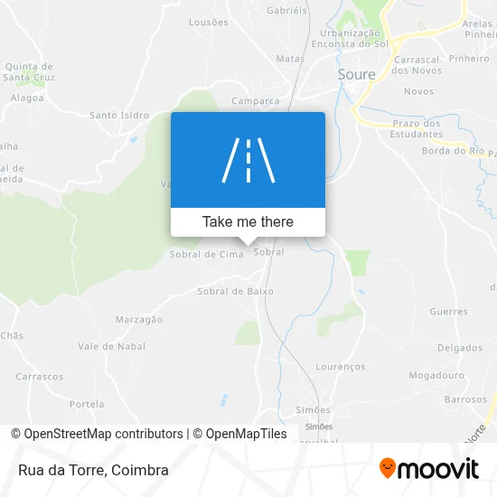 Rua da Torre map