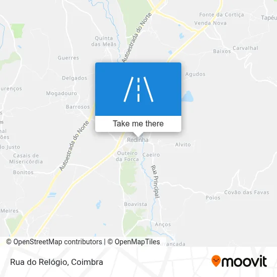 Rua do Relógio map