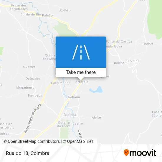Rua do 18 map