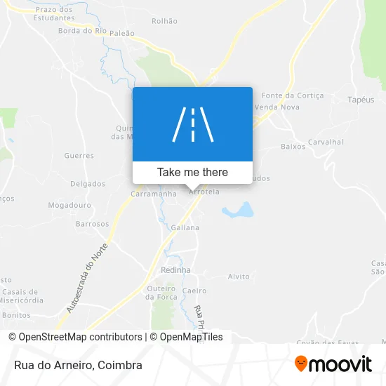 Rua do Arneiro map